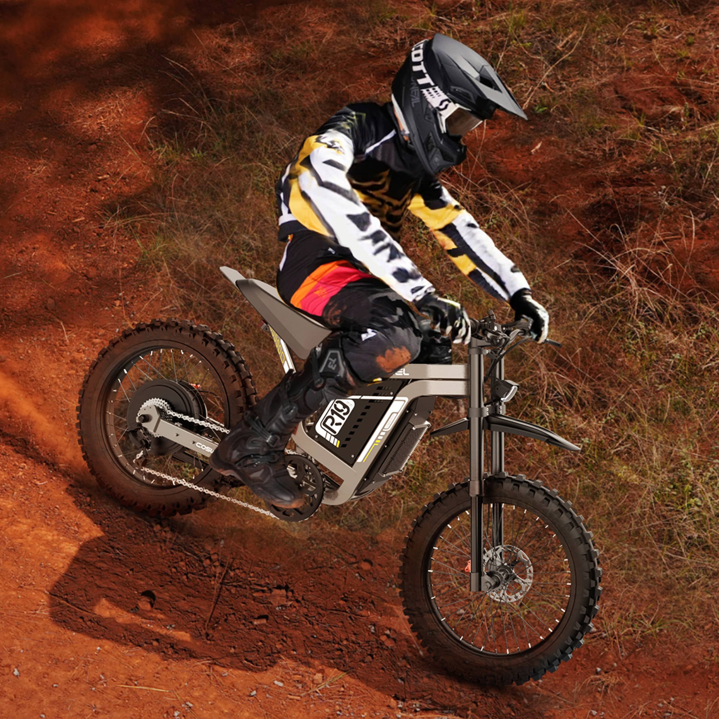 COSWHEEL R19 Electric Dirt Bike - 72V 6000W Top Speed 50MPH! 100% Financing Available! - Image 4