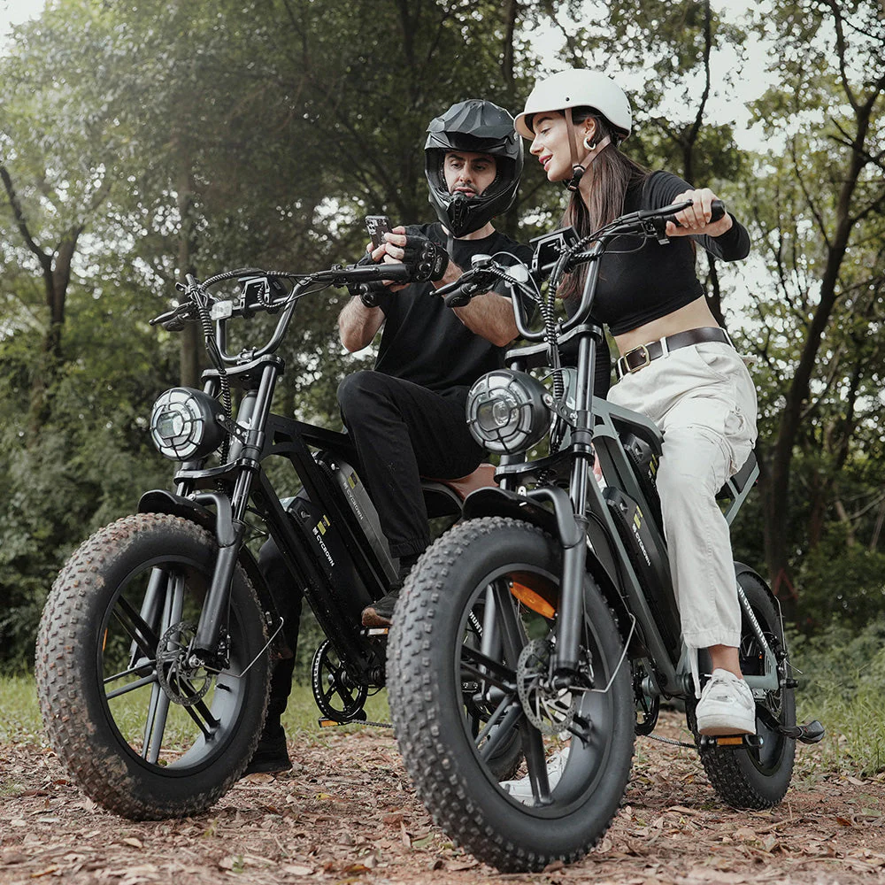 Cycrown CycHunter/CycHunter 2.0 - 48V 13Ah 1000W/1500W peak Class 3 Moped-Style Electric Bike - Full Suspension, Shimano 7-Speed - 100% Financing Available! - Image 13