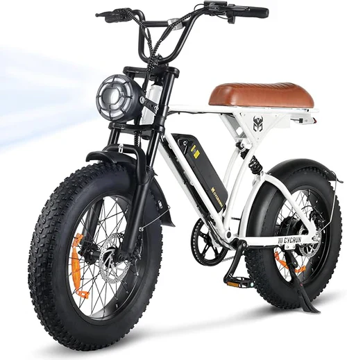 Cycrown CycRun Vintage Design Electric Bike - 36V 500W (1000W Peak), full suspension, max load 330 lbs - 100% Financing Available! - Image 11