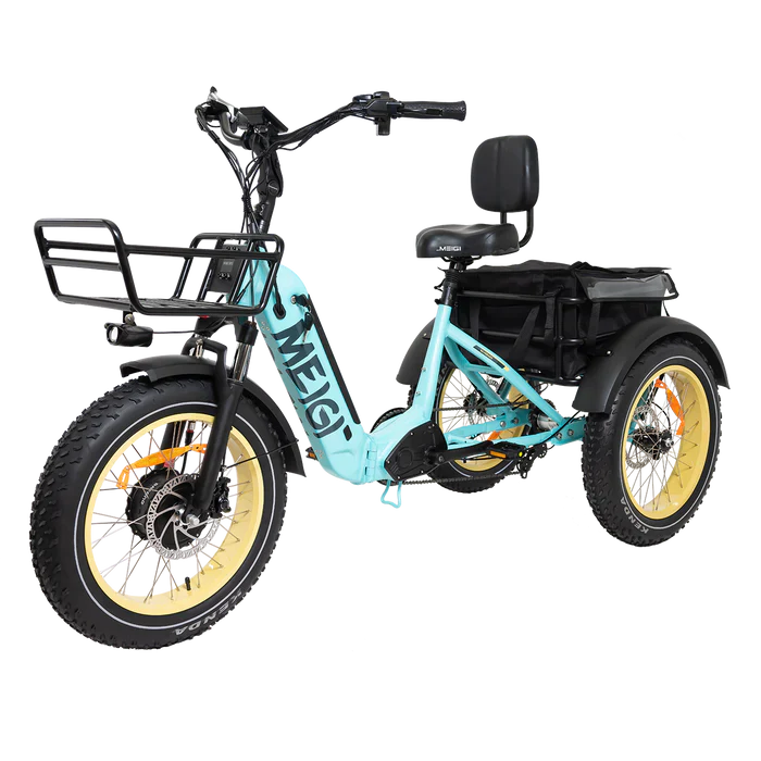 DWMEIGI MG2301-SILVERADO-HD Fat Tire Electric Trike 48V 750W 14Ah, up to 55 Mile Range - 100% Financing Available! - Image 6