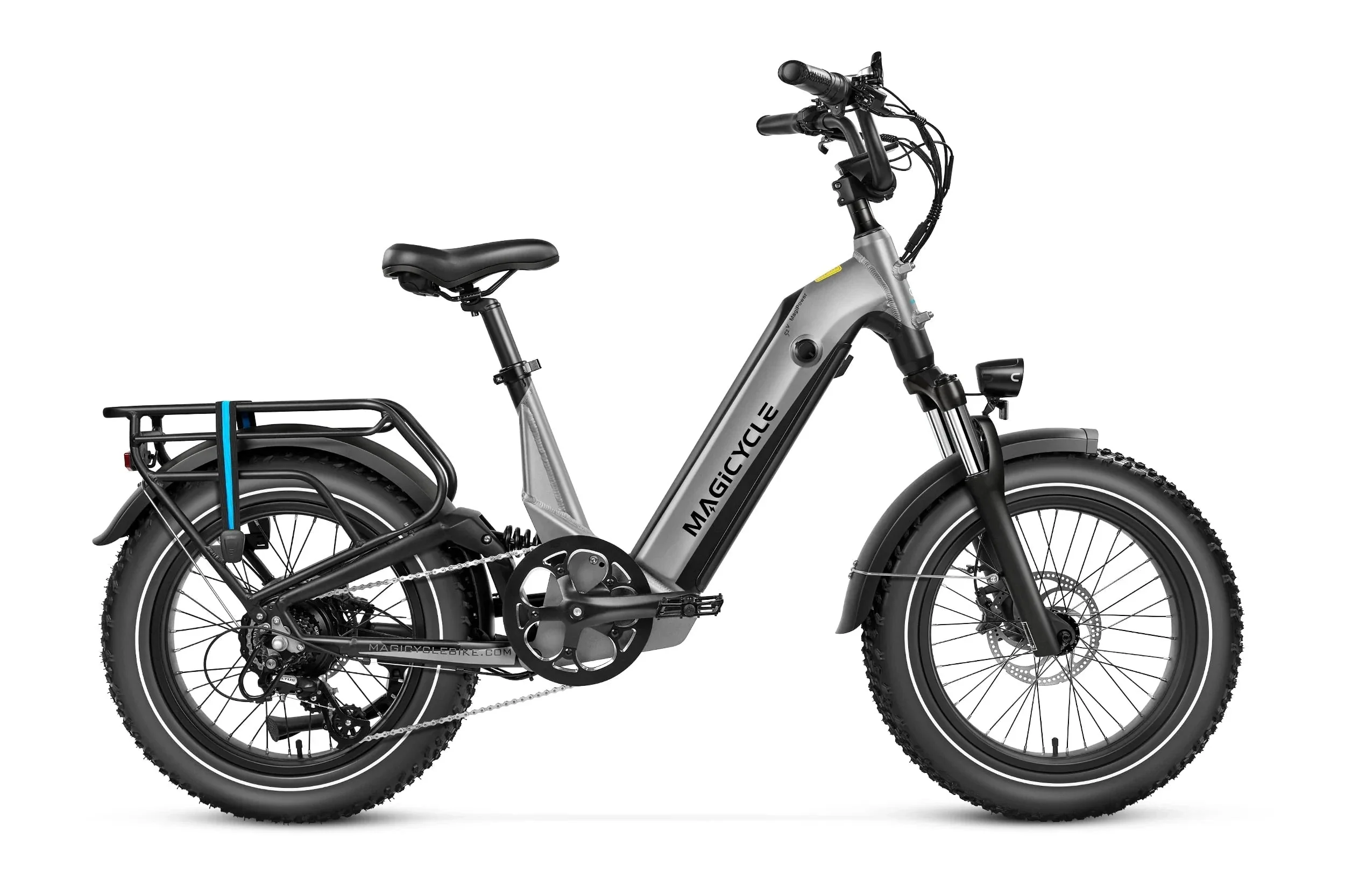 Magicycle Deer 2.0 Step-Thru Full Suspension Torque Sensor Fat Tire Electric Bike - 52V, 20Ah, 1000W/1800W peak hub motor, hydraulic brakes, Shimano 8-speed - 100% Financing Available! - Image 24