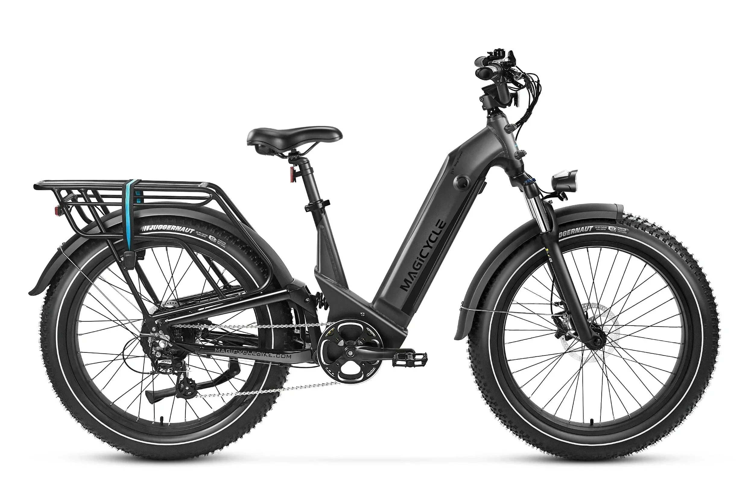 Magicycle Deer 2.0 Step-Thru Full Suspension Torque Sensor Fat Tire Electric Bike - 52V, 20Ah, 1000W/1800W peak hub motor, hydraulic brakes, Shimano 8-speed - 100% Financing Available! - Image 42