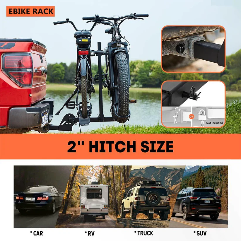 Electric Bike Rack Foldable Platform Mount - holds up to 200 lbs - Image 4