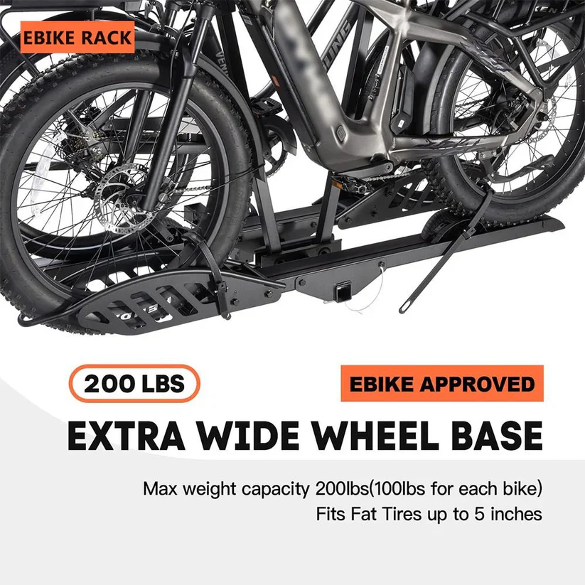 Electric Bike Rack Foldable Platform Mount - holds up to 200 lbs - Image 5