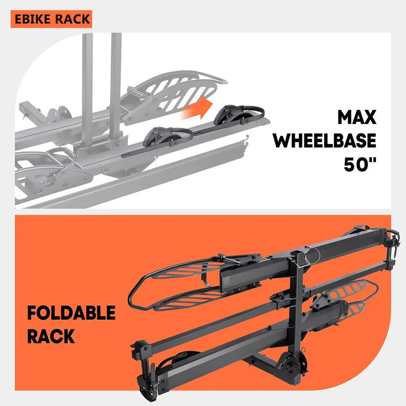 Electric Bike Rack Foldable Platform Mount - holds up to 200 lbs - Image 6