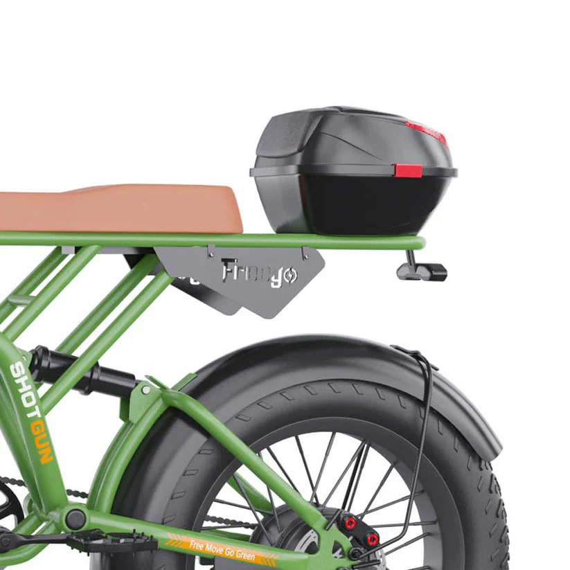 Electric Bike Rear Trunk - lockable storage case, 28L capacity, rear reflector - Image 6