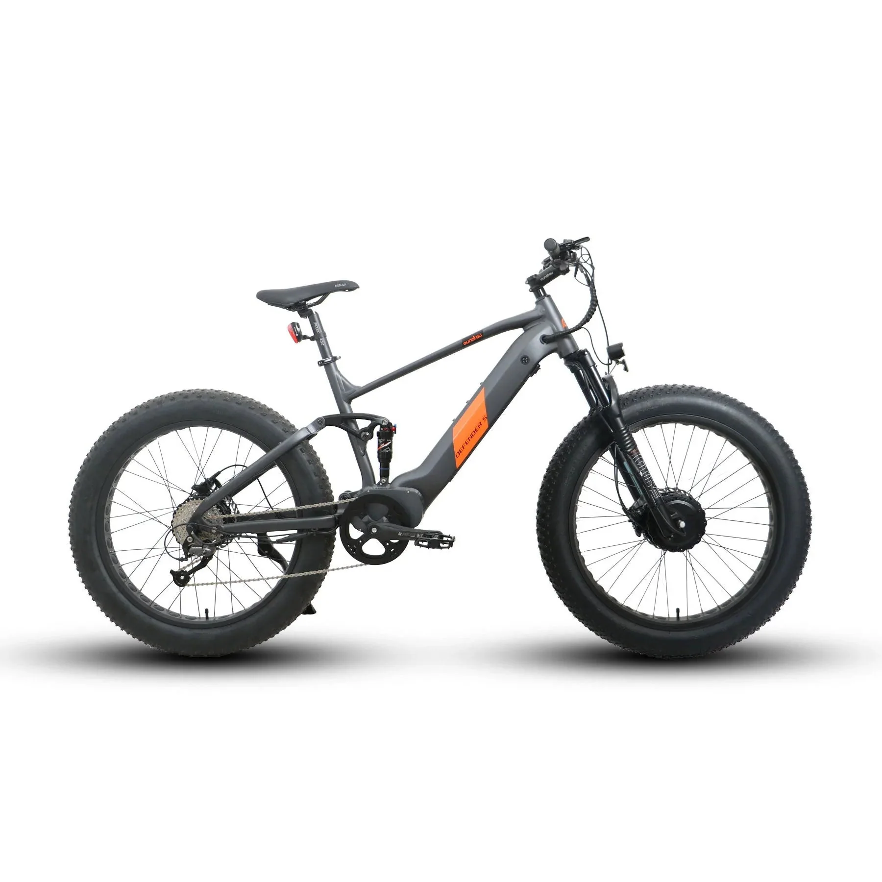 Eunorau DEFENDER-S Fat Tire Electric Bike 48V, 1500W Dual Suspension Dual Motor Dual Battery, Range up to 80 miles - 100% Financing Available! - Image 8