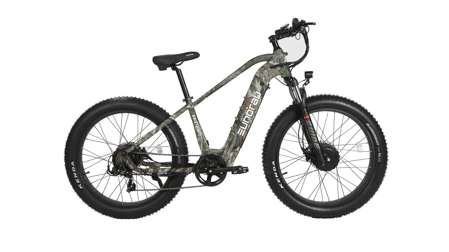 Eunorau FAT-AWD 2.0 Fat Tire Electric Bike 48V/500W+500W dual hub motor, range up to 80 miles - 100% Financing Available!