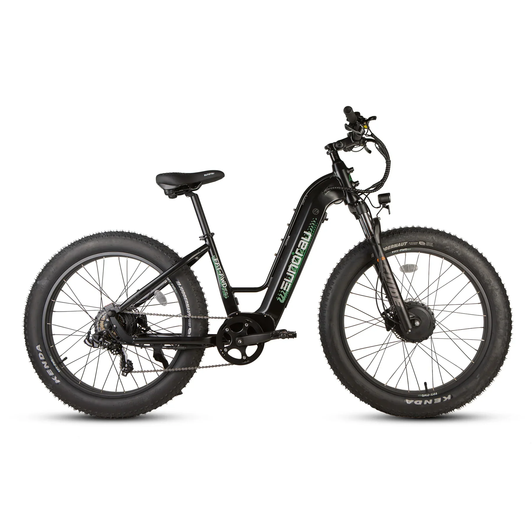 Eunorau FAT-AWD 3.0 Fat Tire Step-Thru Electric Bike 48V/500W+500W dual hub motor, range up to 80 miles - 100% Financing Available! - Image 2