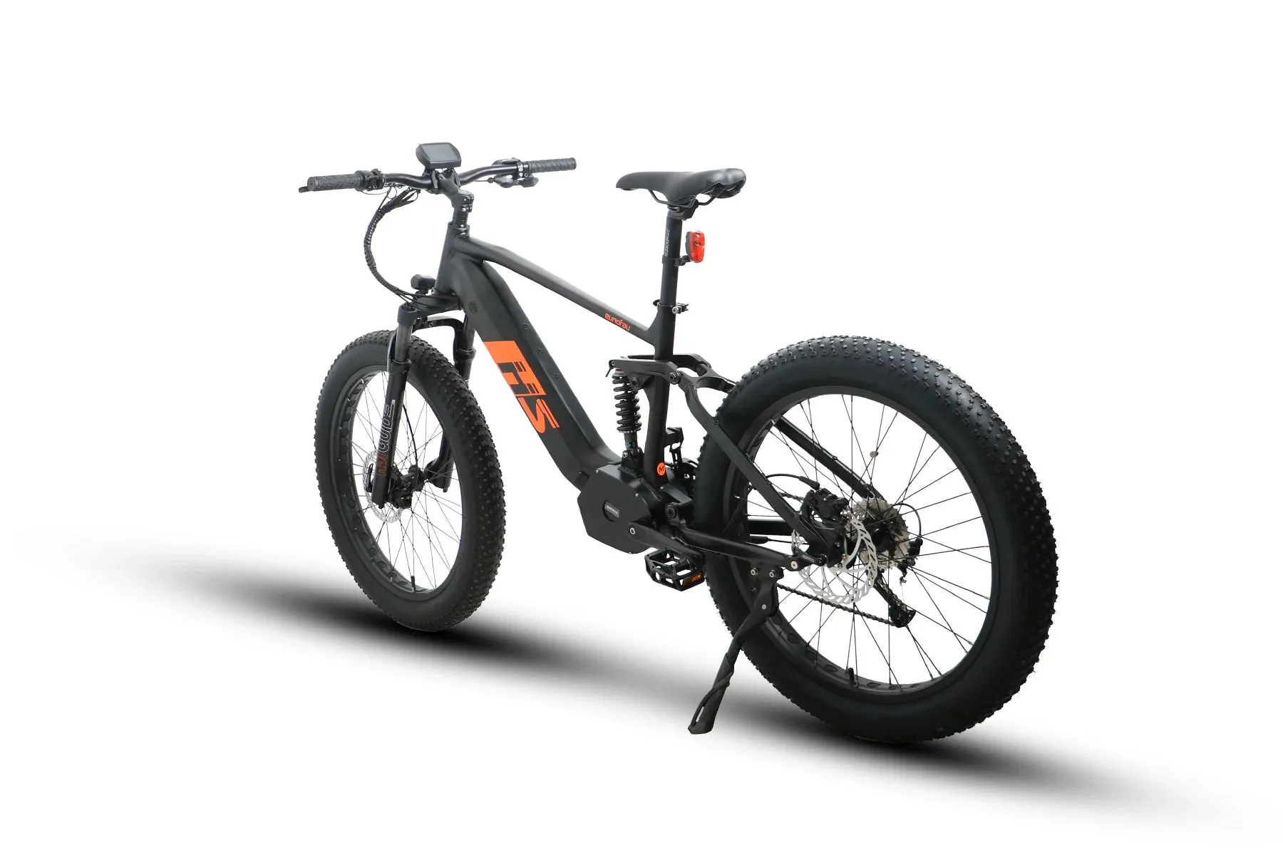 Eunorau FAT-HS Fat Tire Electric Bike - 48V, 1000W, 15-17Ah Mid-Drive, Full Suspension, Hydraulic Brakes- 100% Financing Available! - Image 4