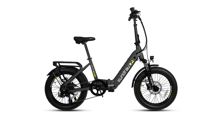Eunorau META20 1.0 Fat Tire Step-Thru Folding Electric Bike 48V/500W hub motor, range up to 100 miles optional second battery - 100% Financing Available! - Image 11