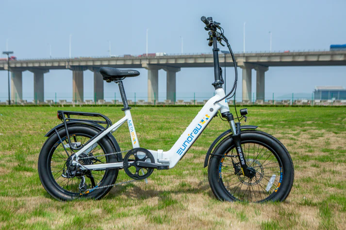 Eunorau META20 1.0 Fat Tire Step-Thru Folding Electric Bike 48V/500W hub motor, range up to 100 miles optional second battery - 100% Financing Available! - Image 3