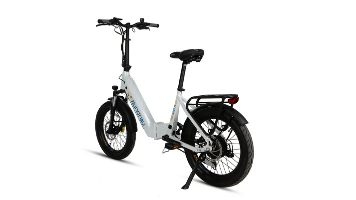 Eunorau META20 1.0 Fat Tire Step-Thru Folding Electric Bike 48V/500W hub motor, range up to 100 miles optional second battery - 100% Financing Available! - Image 5
