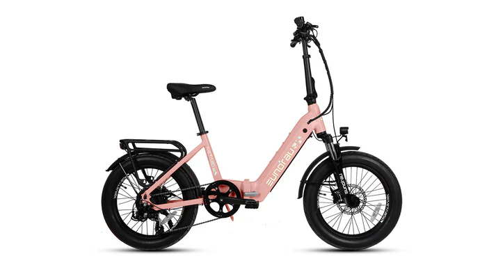Eunorau META20 1.0 Fat Tire Step-Thru Folding Electric Bike 48V/500W hub motor, range up to 100 miles optional second battery - 100% Financing Available! - Image 9
