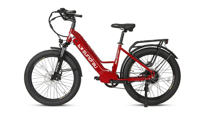 Eunorau META24 1.0 Fat Tire Step-Thru Electric Bike 48V/500W hub motor, range up to 100 miles with optional second battery - 100% Financing Available! - Image 7
