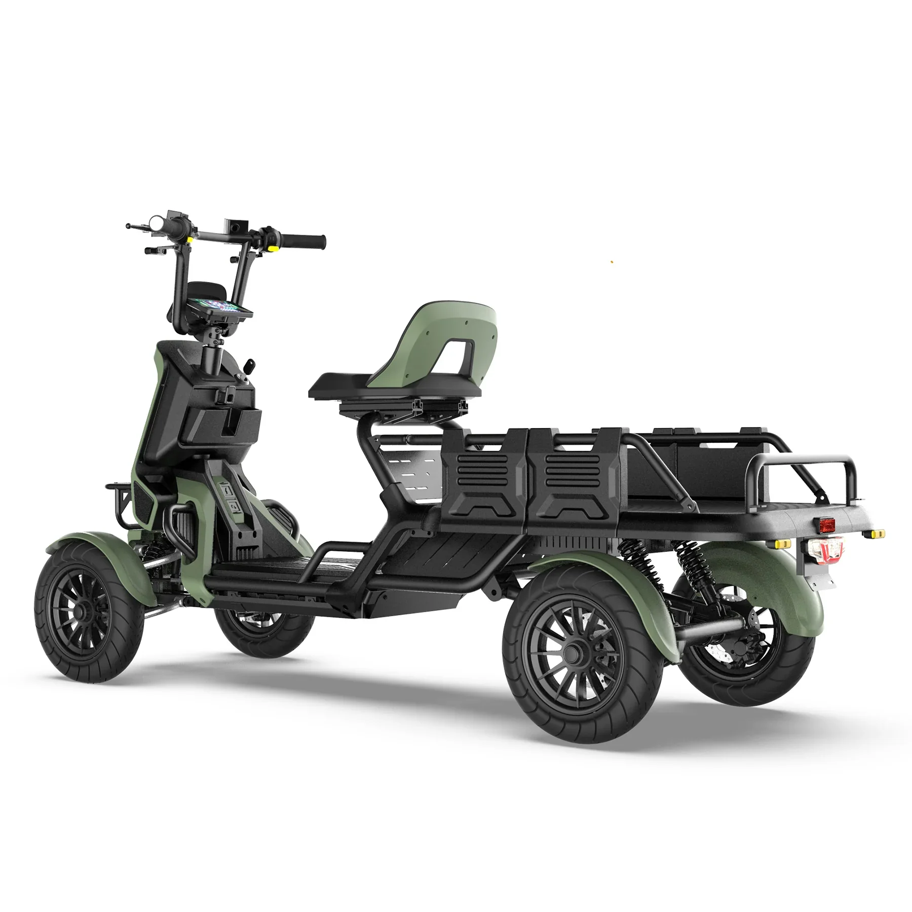 Eunorau S1000 Electric Utility Quad Vehicle 48V/1000W high torque mid-motor, range up to 28 miles, 3 speed modes - 100% Financing Available! - Image 3