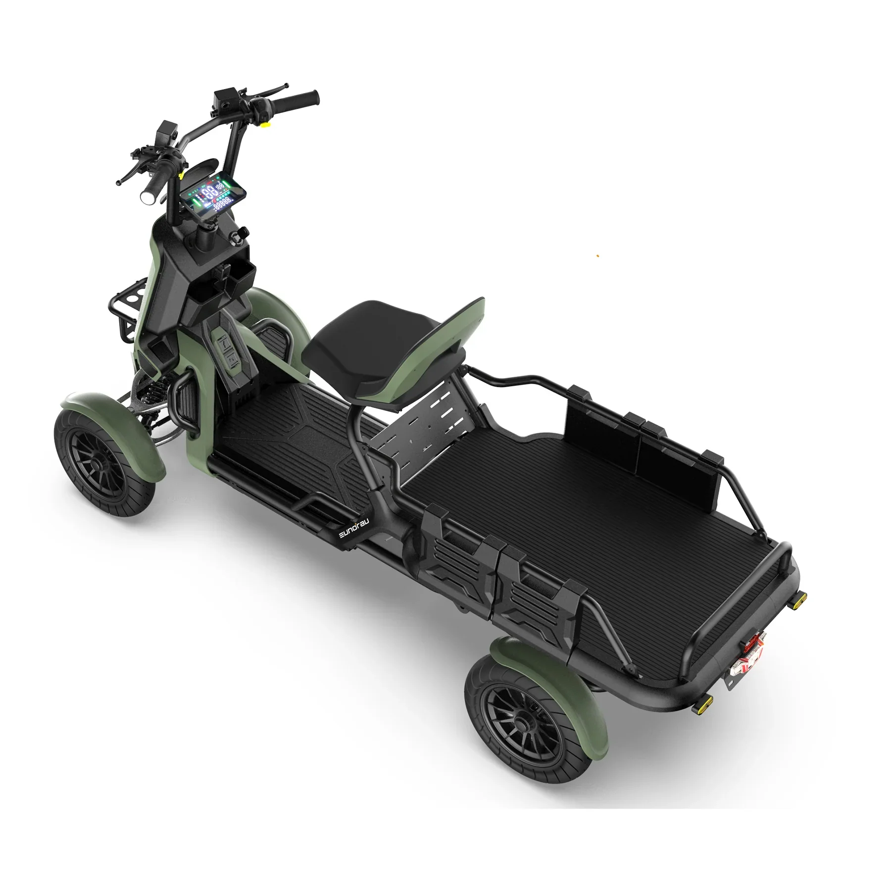 Eunorau S1000 Electric Utility Quad Vehicle 48V/1000W high torque mid-motor, range up to 28 miles, 3 speed modes - 100% Financing Available! - Image 4