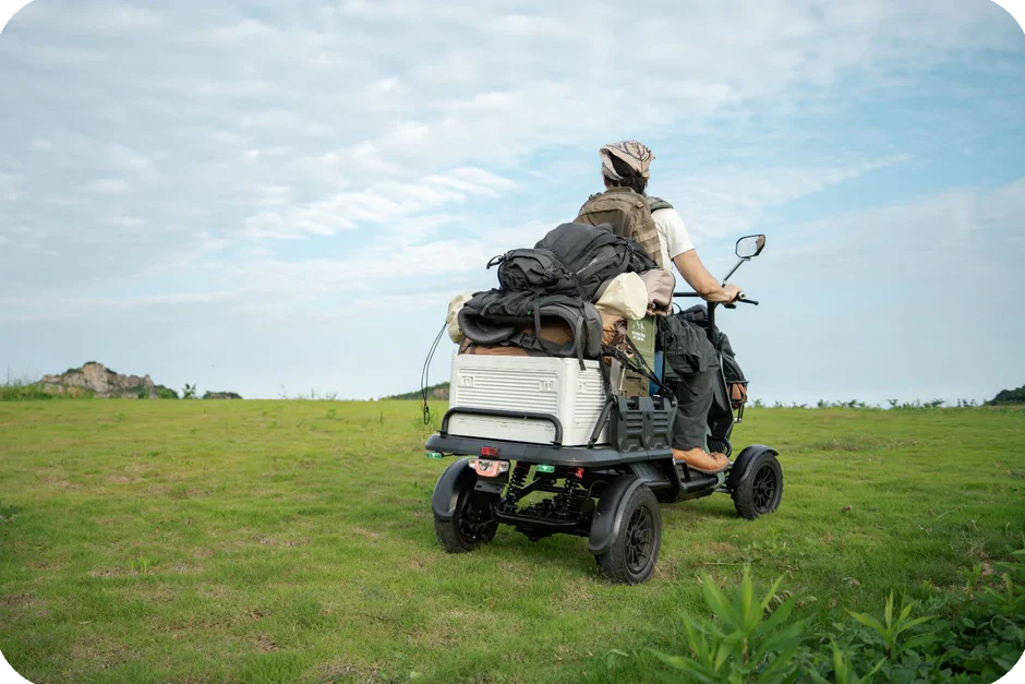 Eunorau S500 Electric Utility Quad Vehicle 48V/500W high torque mid-motor, range up to 31 miles, 3 speed modes - 100% Financing Available! - Image 2