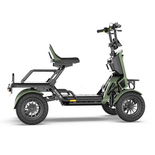 Eunorau S500 Electric Utility Quad Vehicle 48V/500W high torque mid-motor, range up to 31 miles, 3 speed modes - 100% Financing Available! - Image 3
