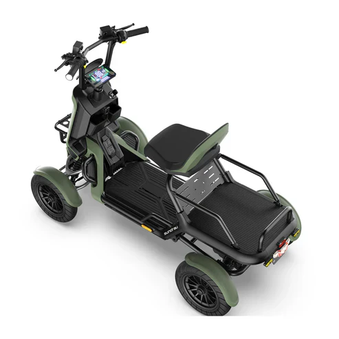 Eunorau S500 Electric Utility Quad Vehicle 48V/500W high torque mid-motor, range up to 31 miles, 3 speed modes - 100% Financing Available! - Image 5