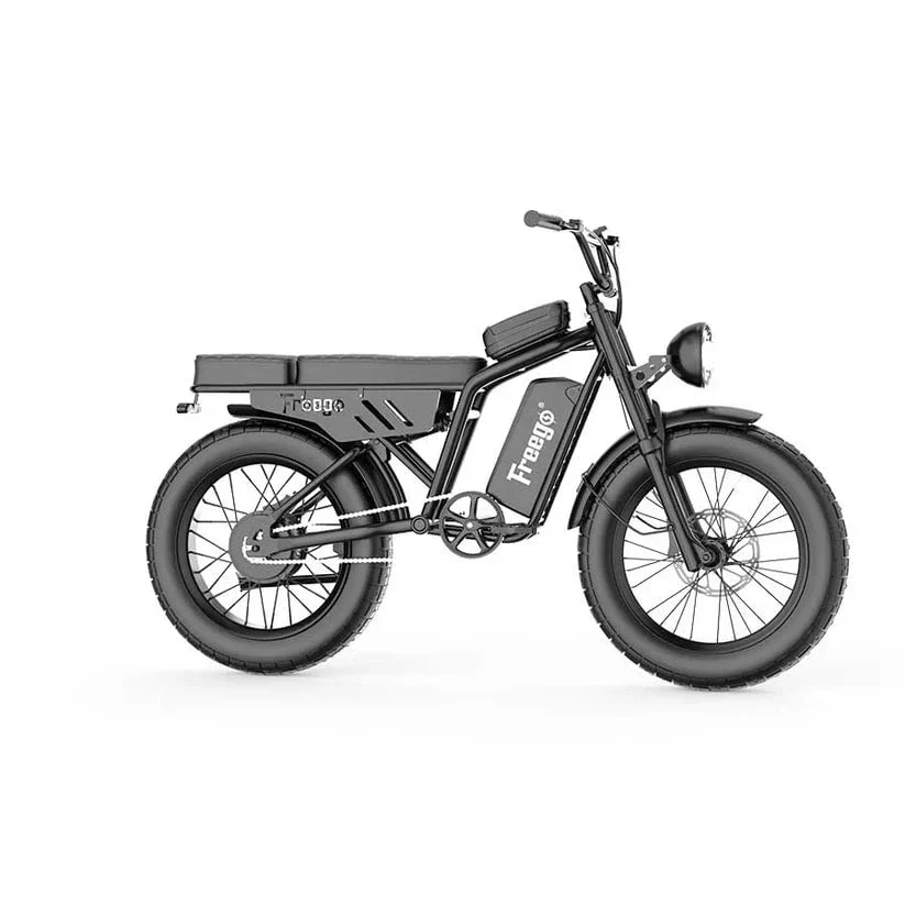Freego Shotgun Lite F0: Ideal Electric Bike for Short Riders (4'11" to 5'8") - 48V 10.4Ah 500W - full suspension, hydraulic front and rear brakes, fat tires - Financing Available - Image 12