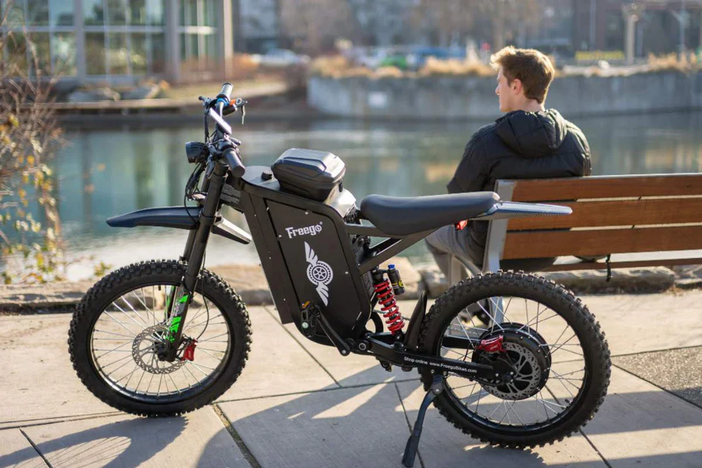 Ships Mid June - Freego X3 PRO All-Terrain Electric Dirt Bike - 72V, 50Ah, 8000W peak, 56 MPH max speed, full suspension, hydraulic brakes - 100% Financing Available - Image 8
