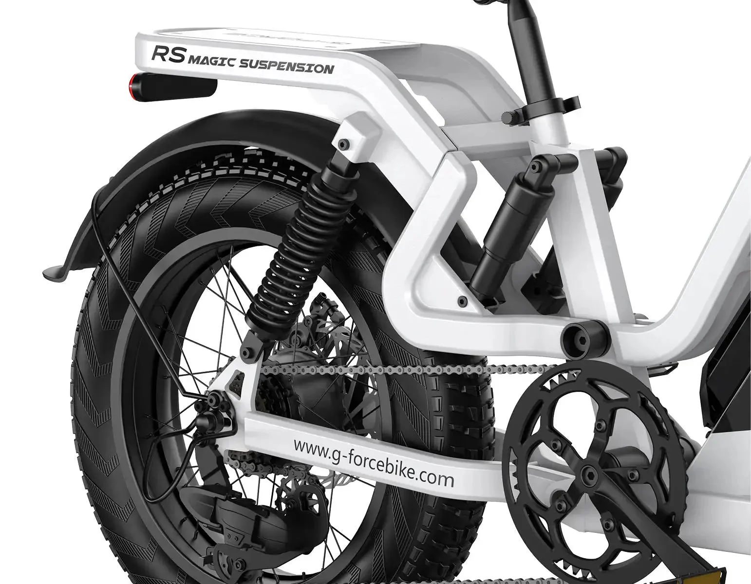 G-FORCE RS ST 750W Full Suspension Fat Tire 48V 750W 60-100 Mile Range Electric Bike with Dual Hydraulic Brakes - 100% Financing Available! - Image 8