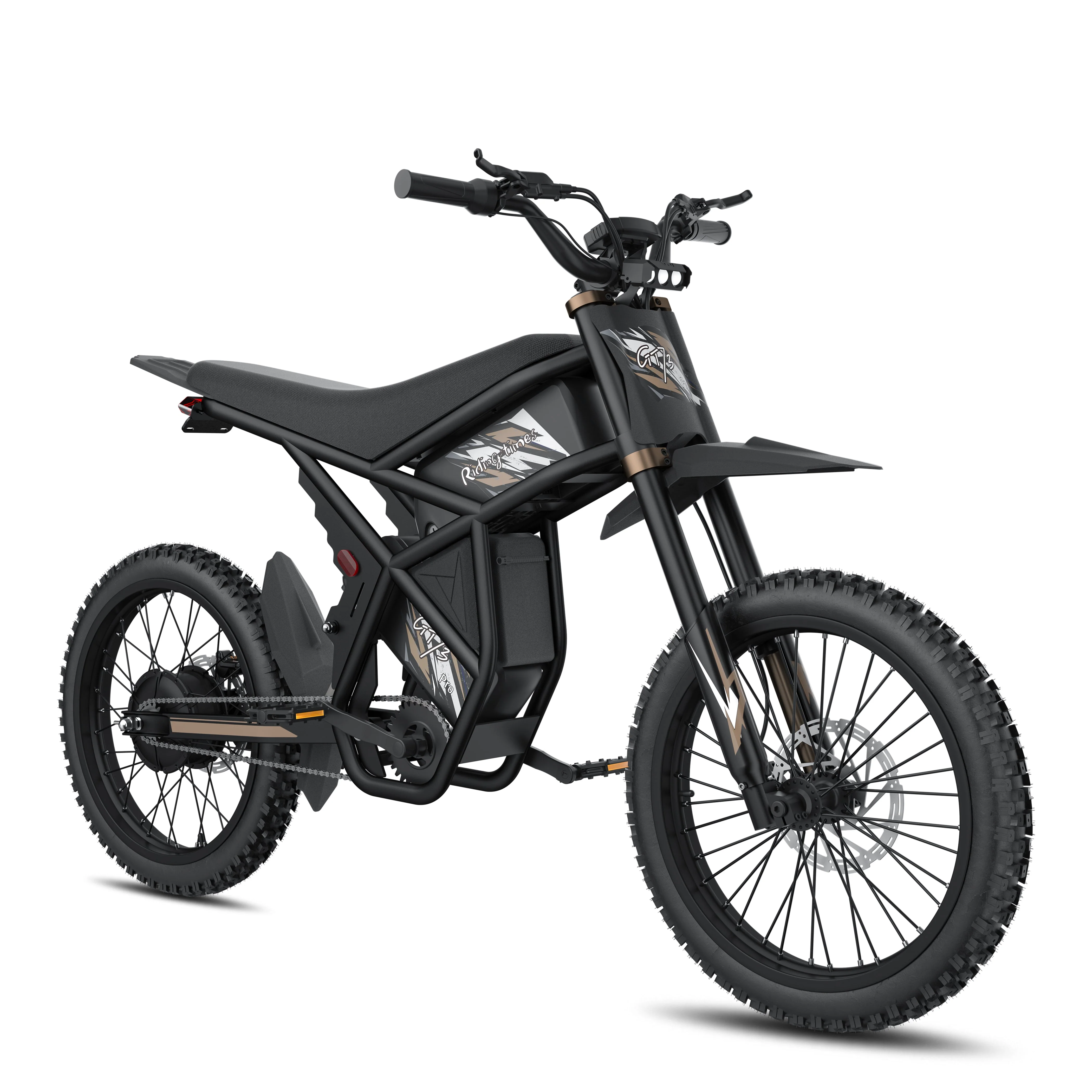 RIDING TIMES GT73 Pro Electric Dirt Bike - Dual 60V 18Ah Battery, 3000W Peak - 100% Financing Available! - Image 9