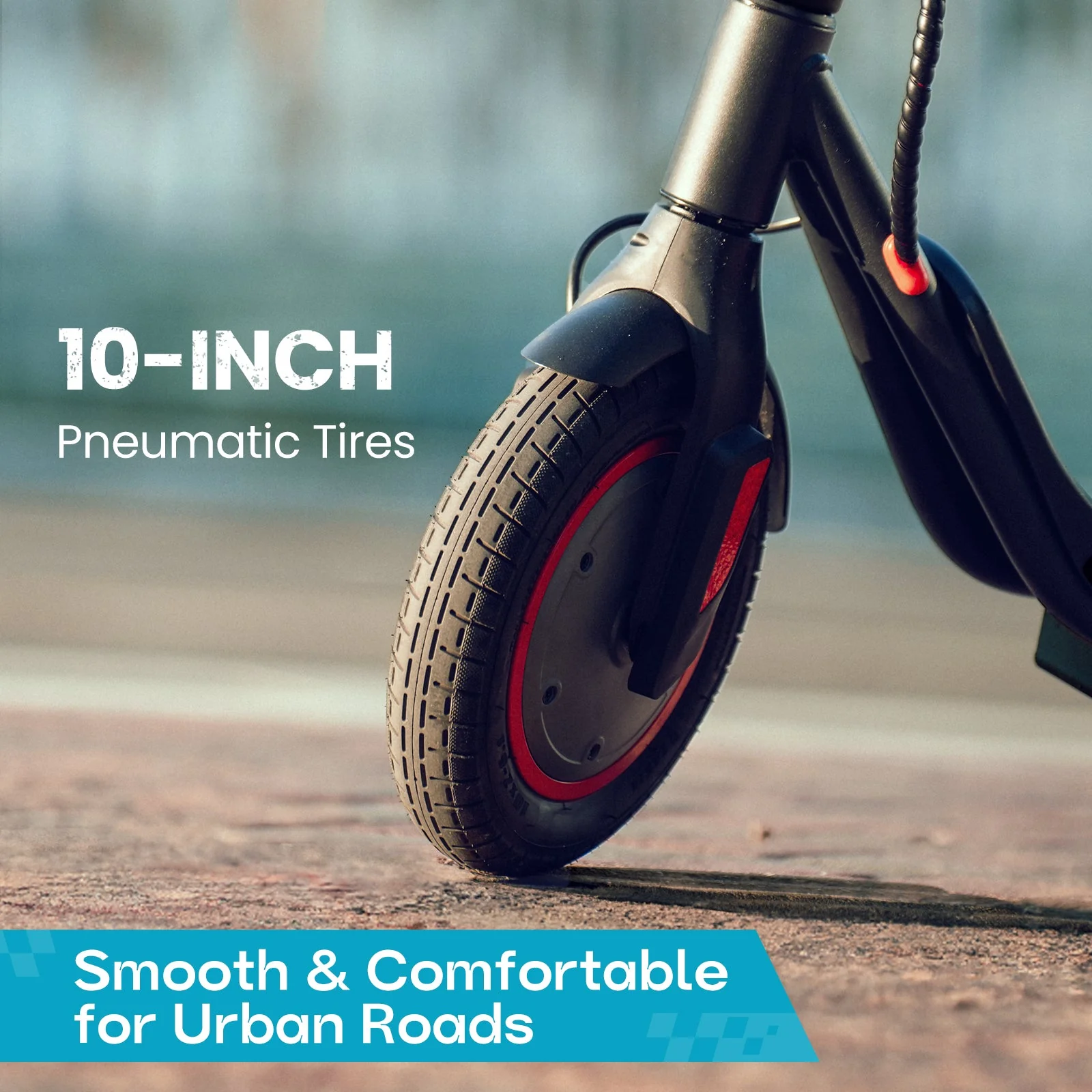 iScooter i9M Foldable Commuting Electric Scooter 500W with Pneumatic Tires - 22mph - 42V 7.5Ah battery - 100% Financing Available! - Image 15