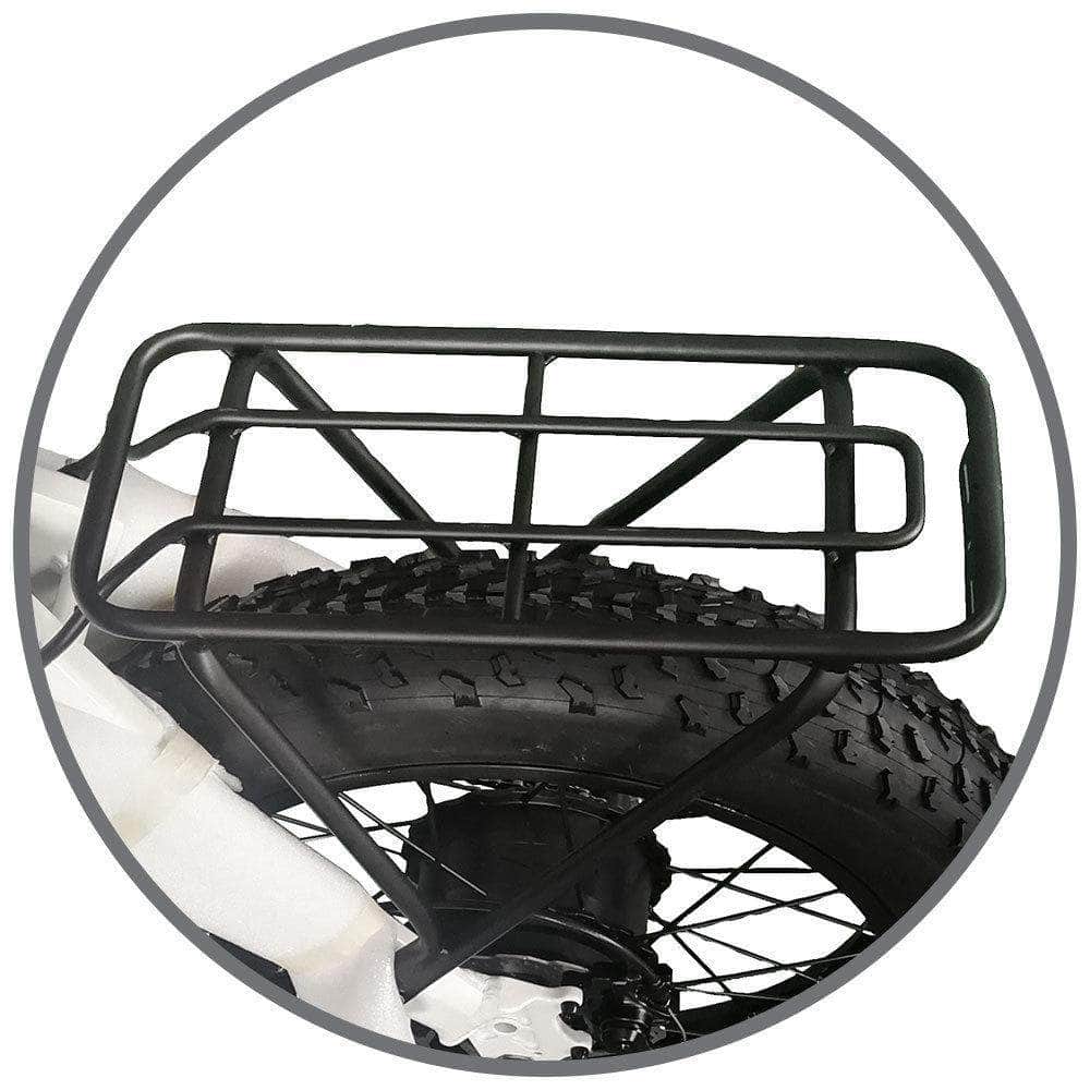 Jupiter Defiant Electric Bike Cargo Rack with mounting hardware - Image 3