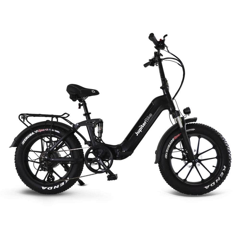 Jupiter Defiant ST Black Fat Tire Folding Electric Bike 750W, 48V, 13.2Ah, hydraulic brakes, full suspension, max speed 28mph - Financing Available - Image 2