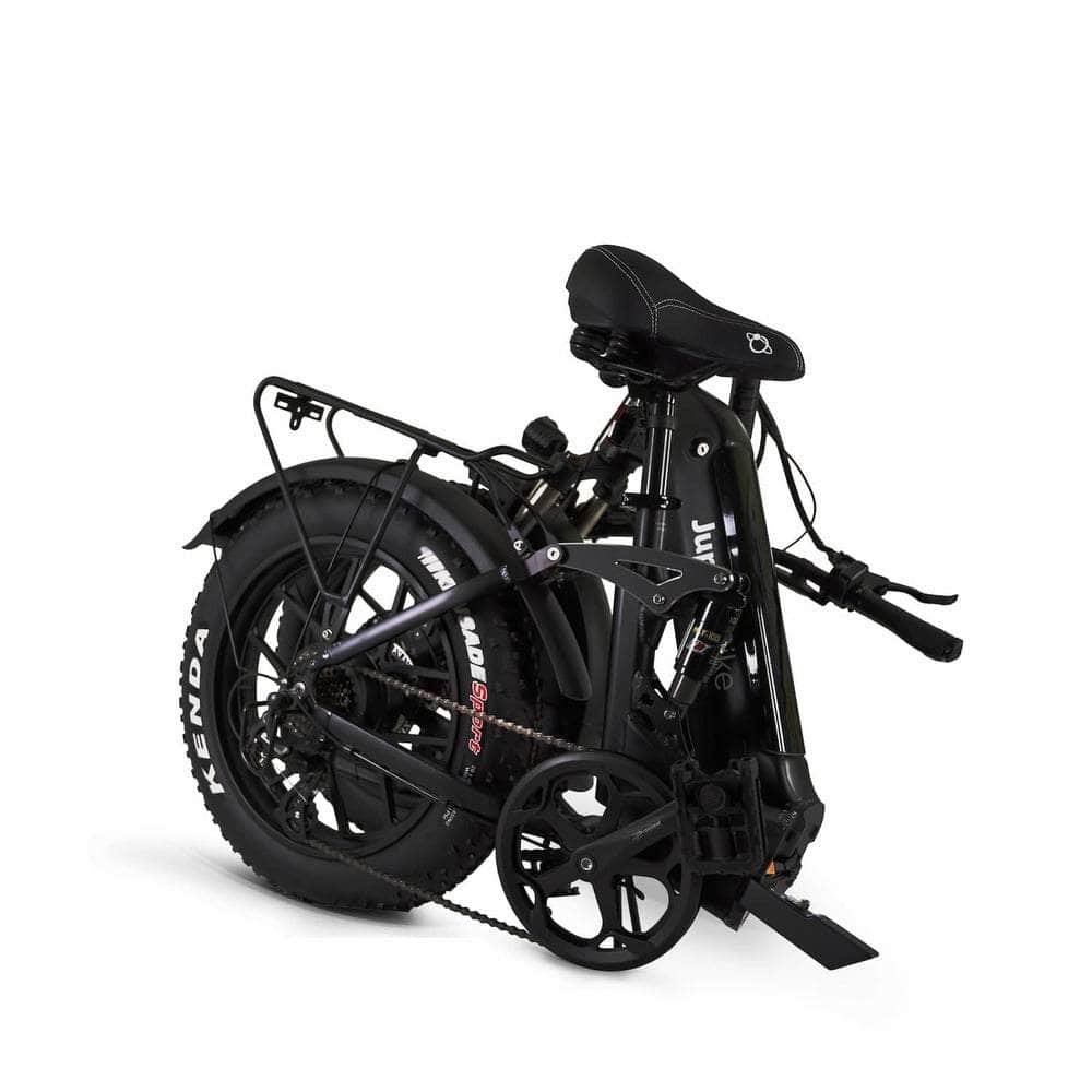 Jupiter Defiant ST Black Fat Tire Folding Electric Bike 750W, 48V, 13.2Ah, hydraulic brakes, full suspension, max speed 28mph - Financing Available - Image 3