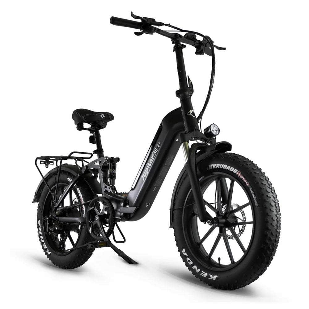 Jupiter Defiant ST Black Fat Tire Folding Electric Bike 750W, 48V, 13.2Ah, hydraulic brakes, full suspension, max speed 28mph - Financing Available - Image 4