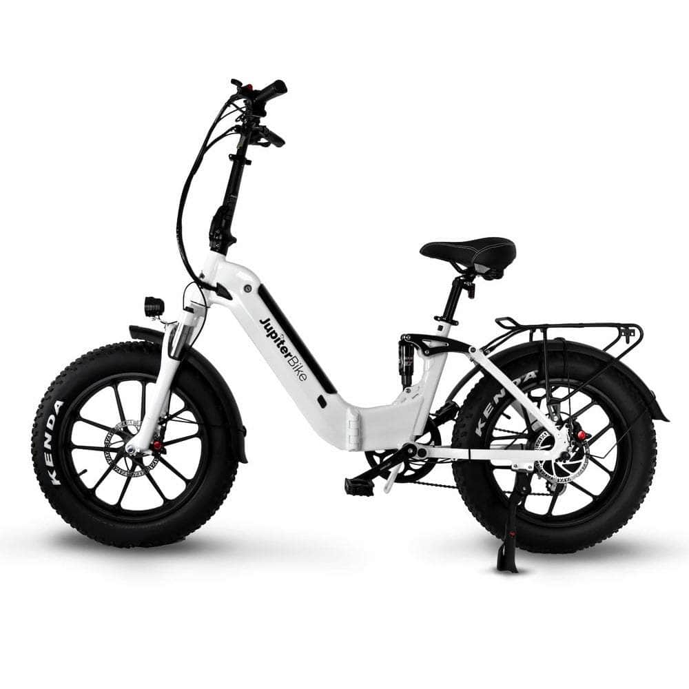 Jupiter Defiant ST Black Fat Tire Folding Electric Bike 750W, 48V, 13.2Ah, hydraulic brakes, full suspension, max speed 28mph - Financing Available - Image 5