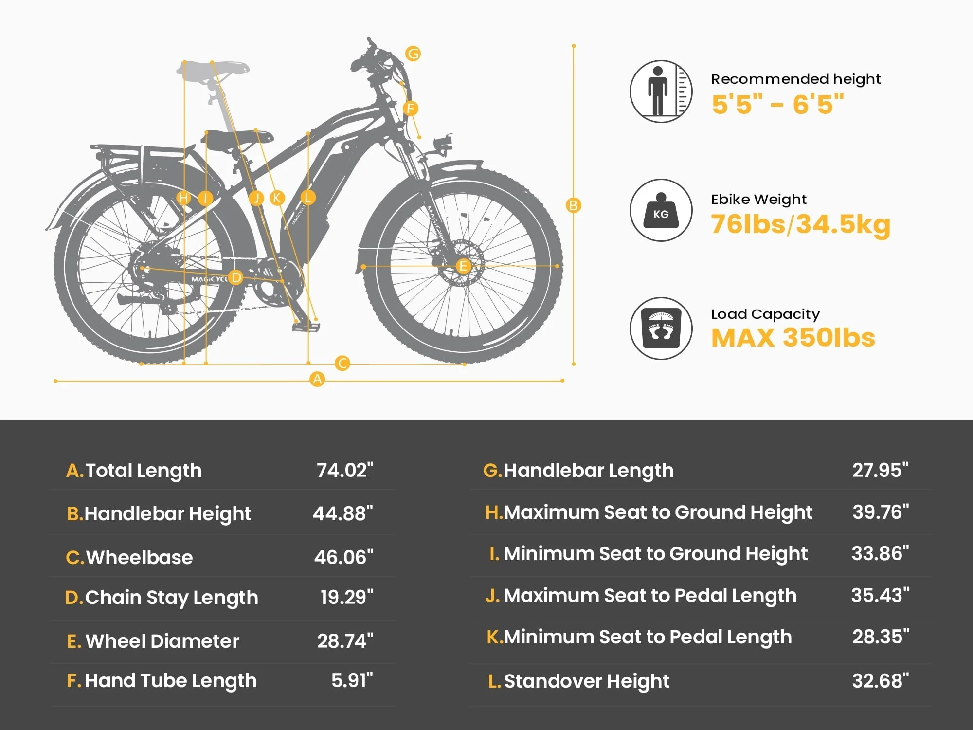 Magicycle 52V 20Ah Cruiser Pro Step-Over or Step-Thru Electric Mountain Fat Tire Bike - 100% Financing Available! - Image 8