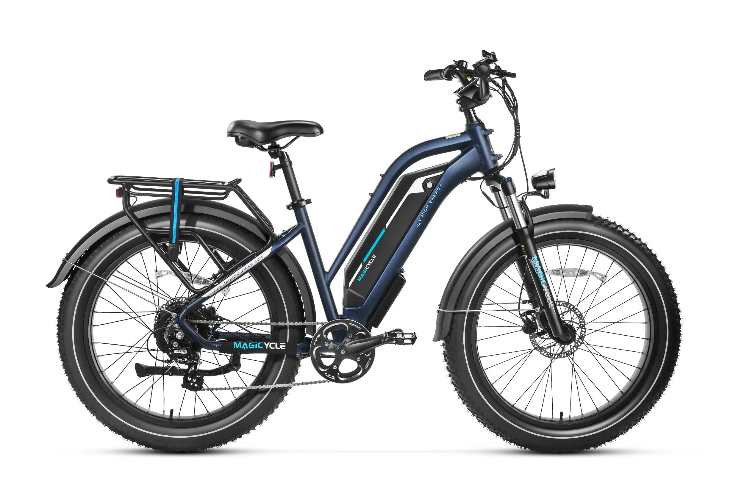 Magicycle 52V 20Ah Cruiser Pro Step-Over or Step-Thru Electric Mountain Fat Tire Bike - 100% Financing Available! - Image 9