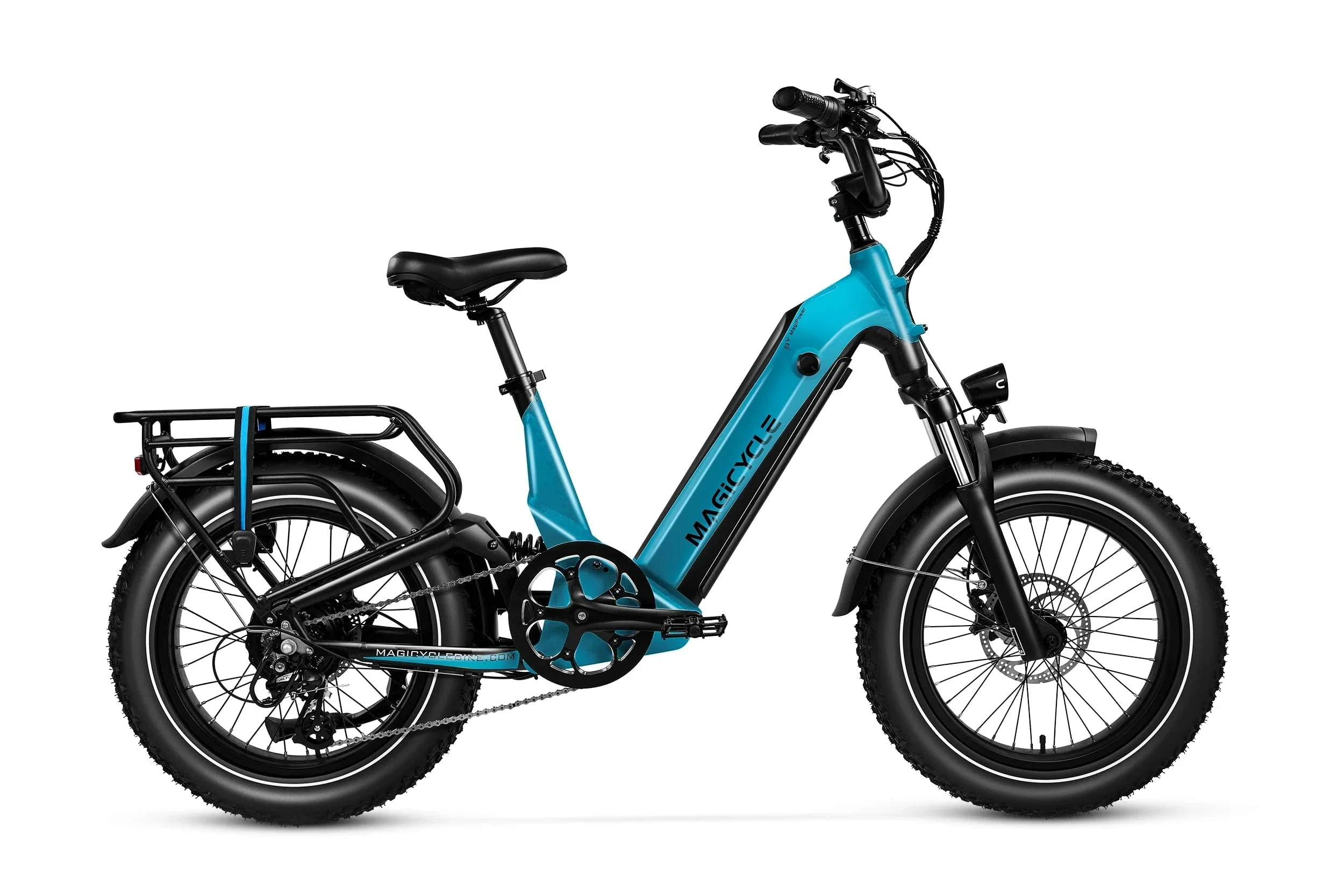 Magicycle Deer Step-Thru Full Suspension Ebike SUV - 750W/1500W peak - 52V 20AH- 100 mile range - 20" or 26" tires - 100% Financing Available - Image 10