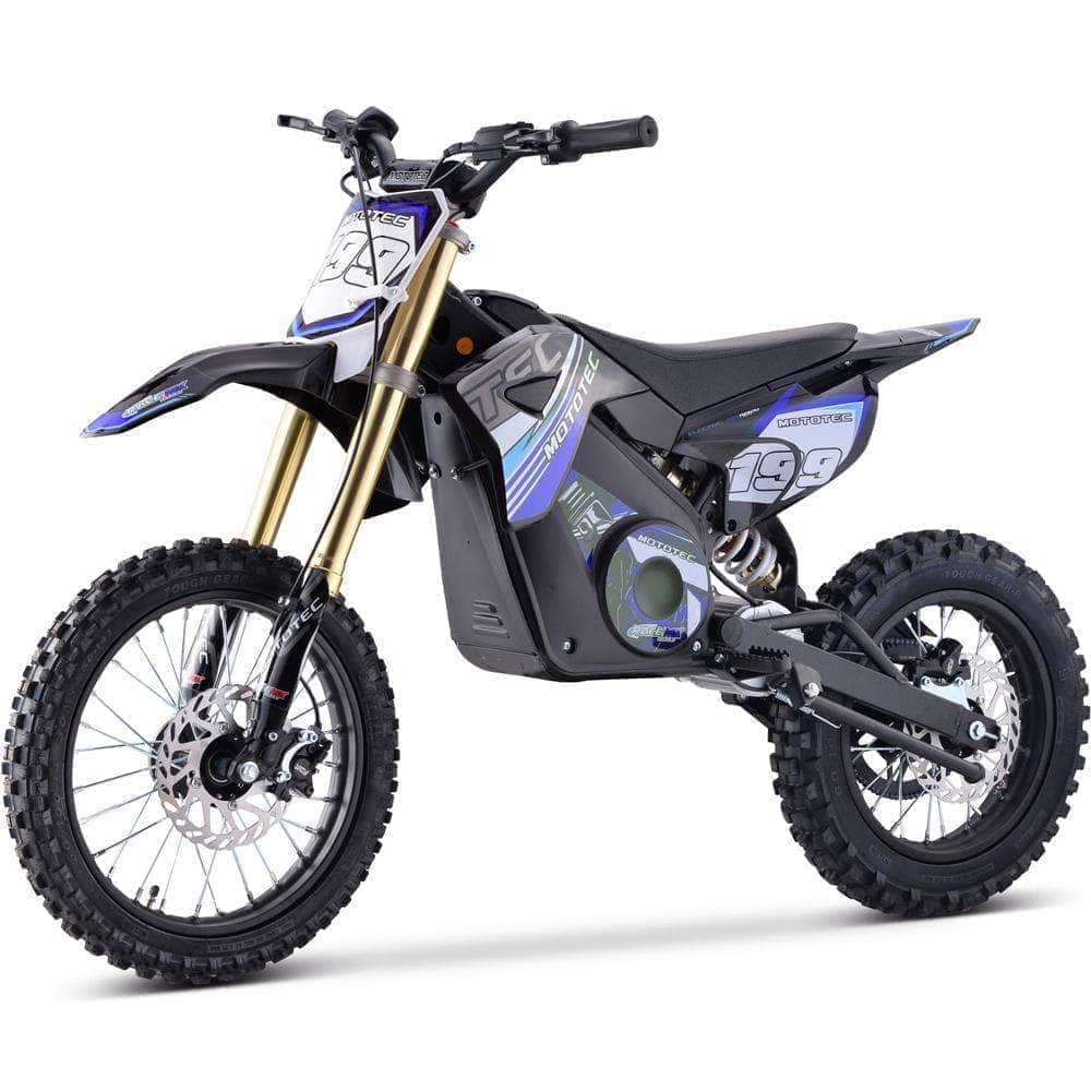 MotoTec 48V Pro Electric Dirt Bike 1800w Lithium, 13Ah, brushless, front and rear suspension - Image 12