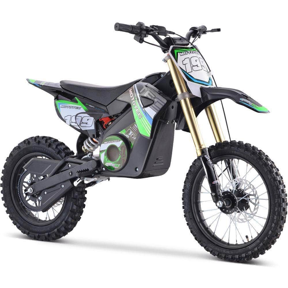 MotoTec 48V Pro Electric Dirt Bike 1800w Lithium, 13Ah, brushless, front and rear suspension - Image 24