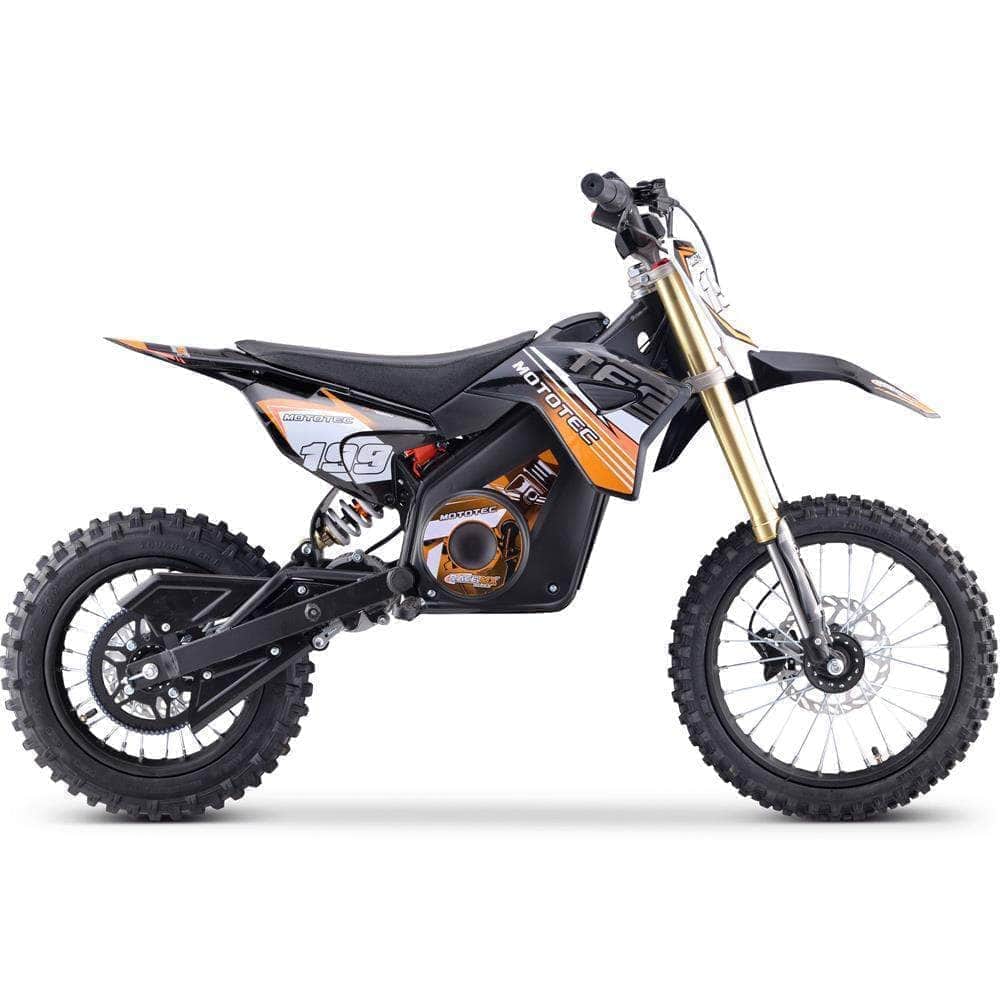 MotoTec 48V Pro Electric Dirt Bike 1800w Lithium, 13Ah, brushless, front and rear suspension - Image 5