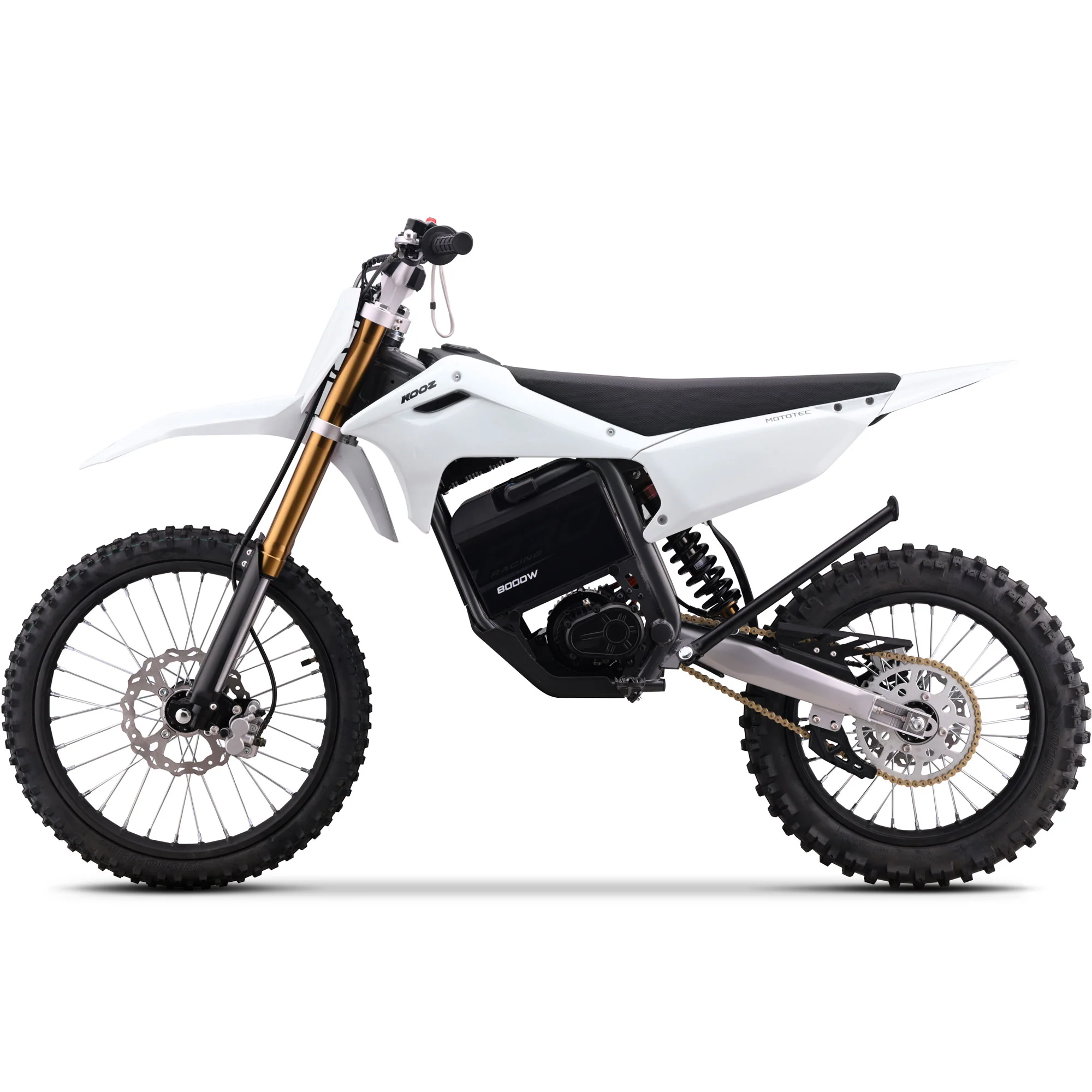 MotoTec 72V 8000W Lithium Pro Electric Dirt Bike 19/16 - Max Speed 56 MPH, Full Hydraulic Suspension, Dual Hydraulic Brakes - 100% Financing Available! - Image 14