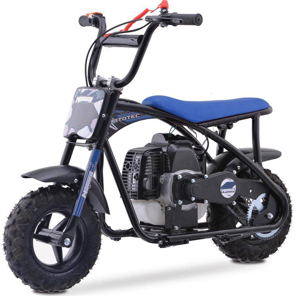MotoTec Bandit 52cc 2-Stroke Kids Gas Mini Bike - 100% Financing Available! - Image 3
