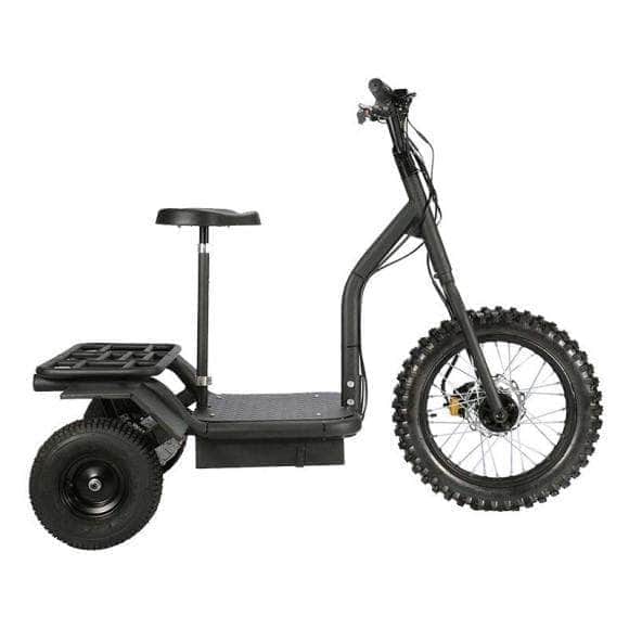MOTOTEC 48V 1200W ELECTRIC TRIKE, 3-wheel electric scooter with seat and carrying rack! 100% Financing Available! - Image 4