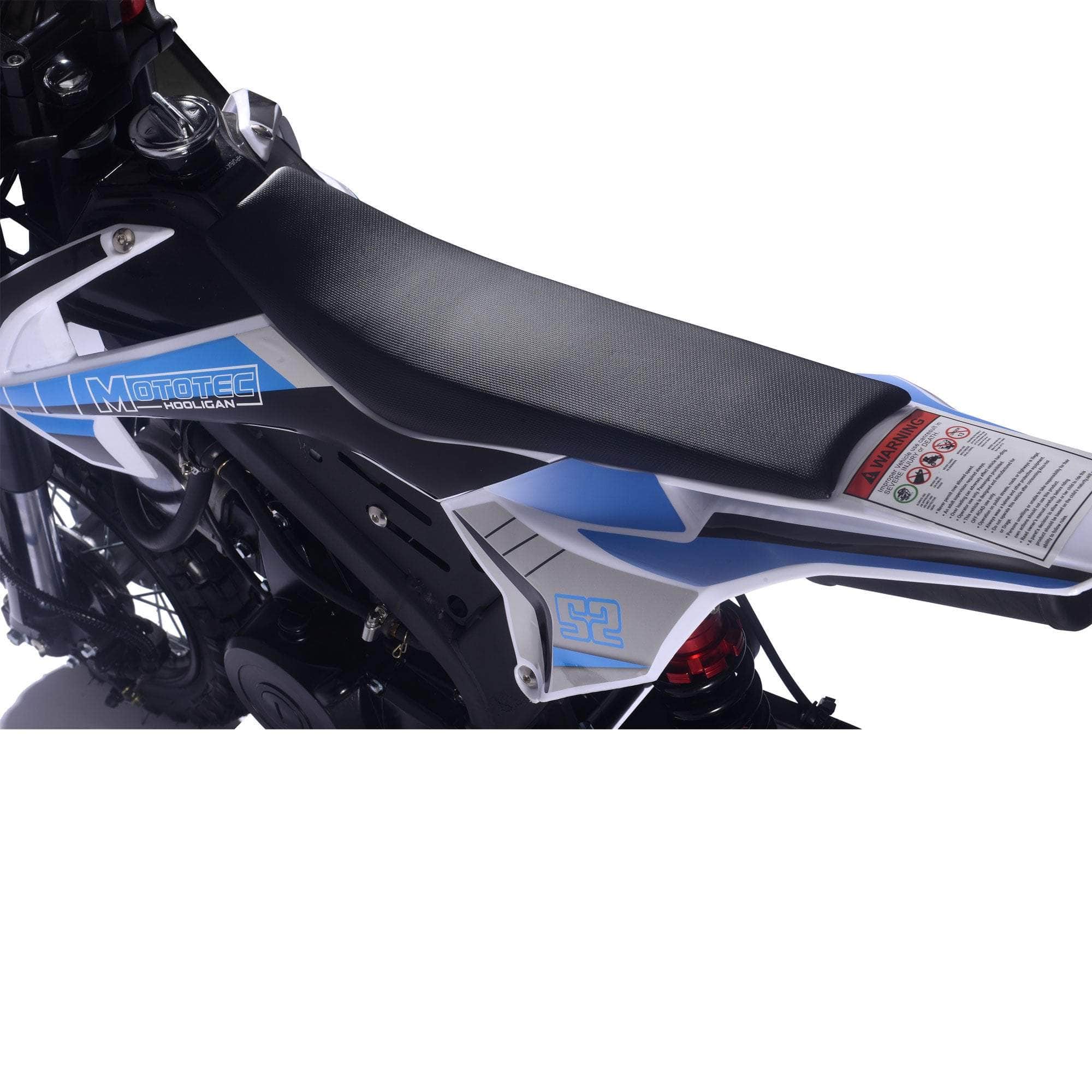 MotoTec Hooligan 72cc 4-Stroke Gas Dirt Bike - 100% Financing Available! - Image 9