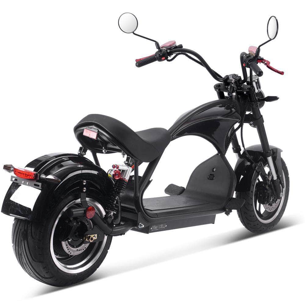 MotoTec Lowboy 60v 20ah 2500w Lithium Electric Scooter - full suspension, hydraulic brakes, rear hub motor - 100% Financing Available! - Image 3