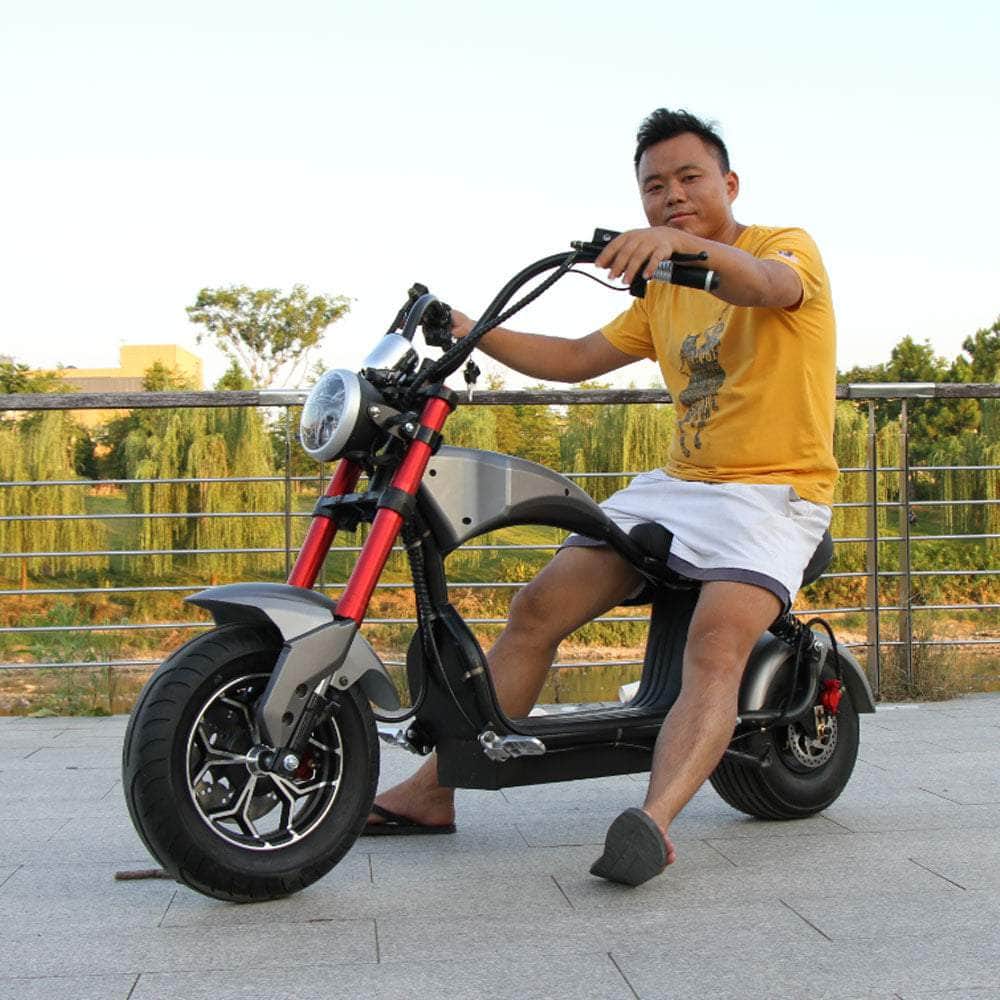 MotoTec Mini Lowboy 48v 800w Electric Scooter - full hydraulic brakes, fat tires - 100% Financing Available! - Image 10