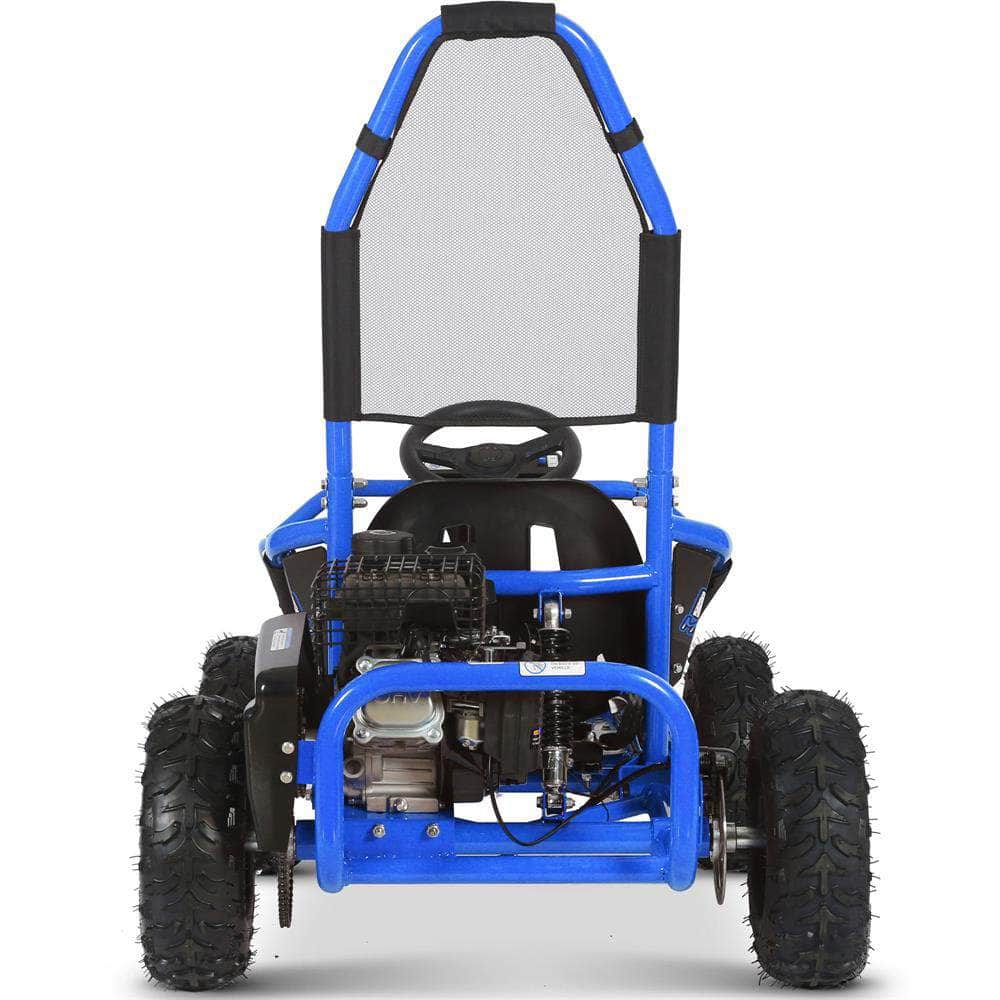 MotoTec Mud Kids Gas Powered 4-stroke 98cc Go Kart - full suspension - 100% Financing Available! - Image 4