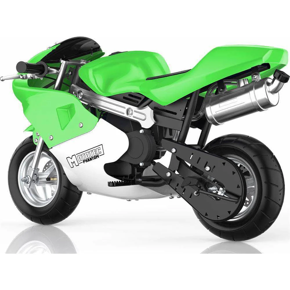 MotoTec Phantom 49cc 2-Stroke Gas Pocket Bike - 100% Financing Available! - Image 18