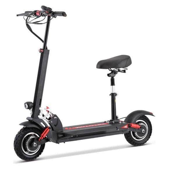 MotoTec Thor 60v 2400w Lithium Electric Scooter Black - dual hub motors, dual suspension, cruise control, 9 adjustable speeds - 100% Financing Available! - Image 2