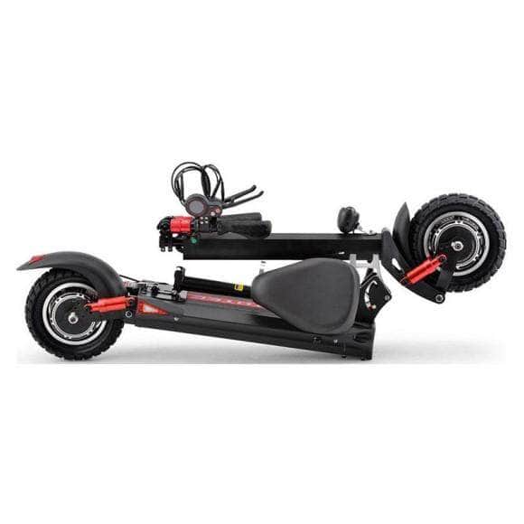 MotoTec Thor 60v 2400w Lithium Electric Scooter Black - dual hub motors, dual suspension, cruise control, 9 adjustable speeds - 100% Financing Available! - Image 6